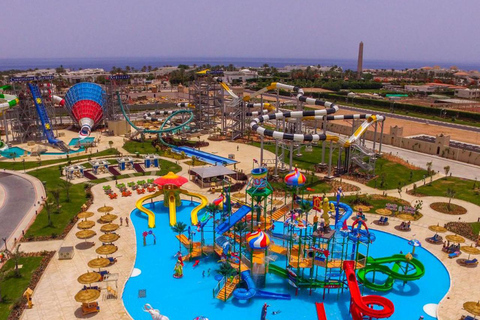 Sharm El-Sheikh: Albatros Aqua Park med lunch och transferBiljett till Aqua Park med transfer och all inclusive-mat och dryck