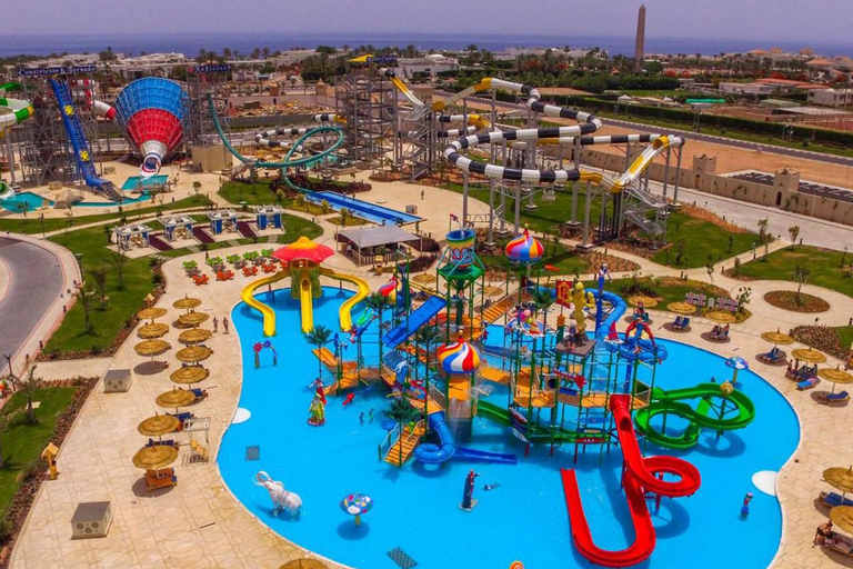 Sharm El-Sheikh: Parco acquatico Albatros con pranzo e trasferimentiBiglietto per l&#039;Aqua Park con trasferimento, cibo e bevande all inclusive