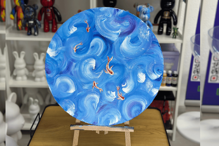 Alicante: Kunsttherapie-Workshop „Wein &amp; Malen”Alicante: Kunsttherapie-Workshop „Wein &amp; Malen“