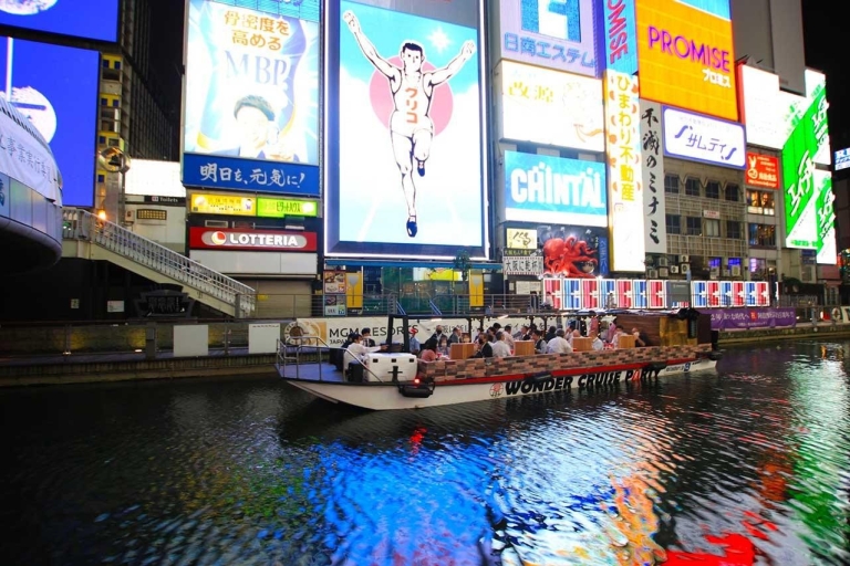 Osaka Dotonbori 20min Kreuzfahrt mit witzigem Guide