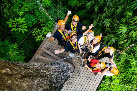 Phuket: Aventura de ATV e Zipline com transfer do hotel