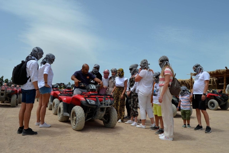 Hurghada: Quad and Buggy Safari with Dinner and Show
