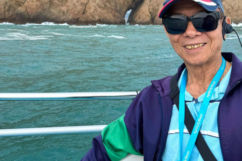 Tour in yacht del Geoparco UNESCO di Hong Kong: quattro archi marini e vulcanoTour in yacht del geoparco UNESCO di Hong Kong: quattro archi marini e vulcano