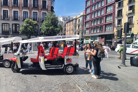 Madrid: Privé Tuk Tuk StadsrondleidingPrivé Tuk Tuk Tours - 1u