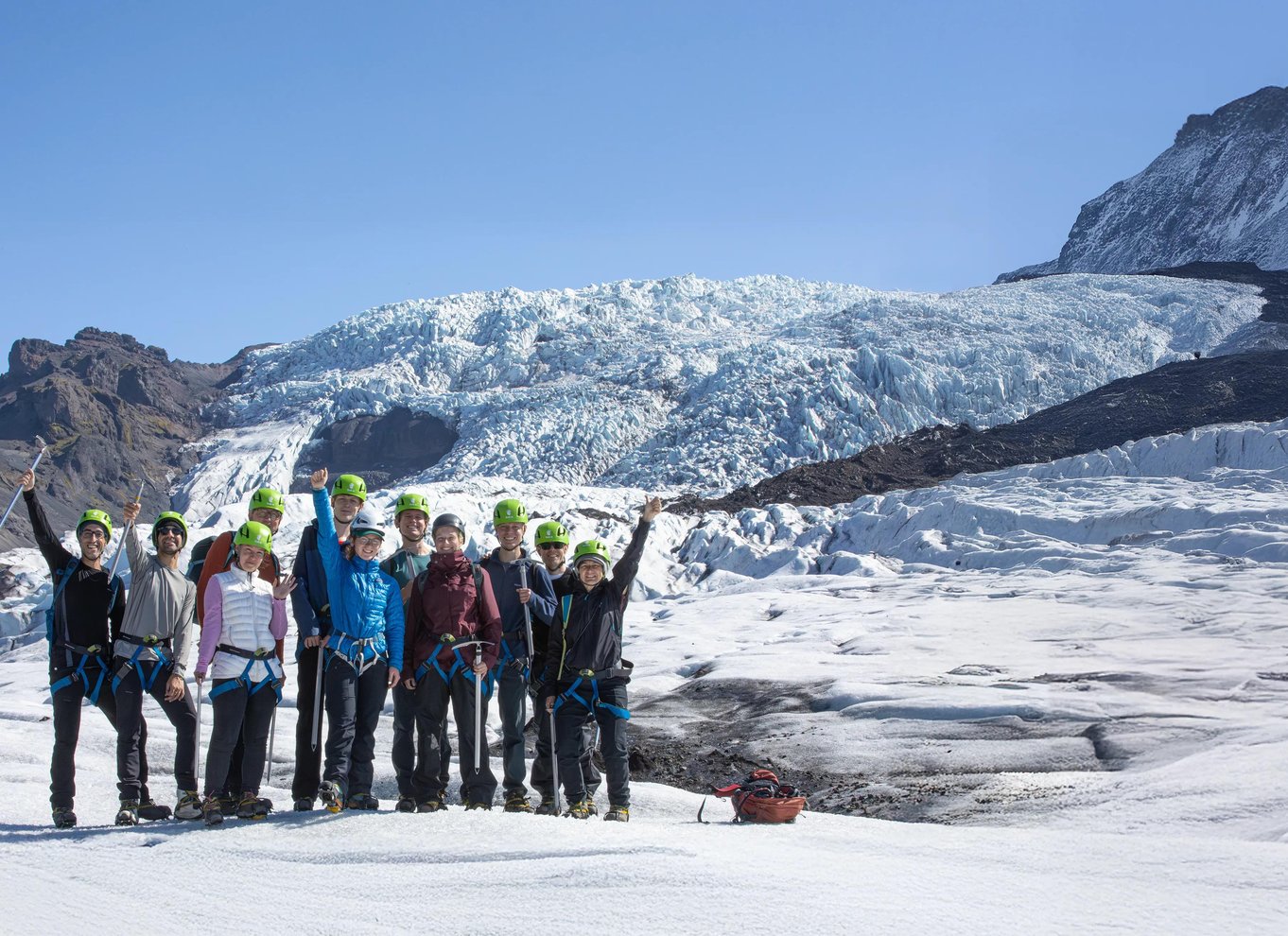 Skaftafell: Falljokull-gletsjeren – let vandretur i gruppe