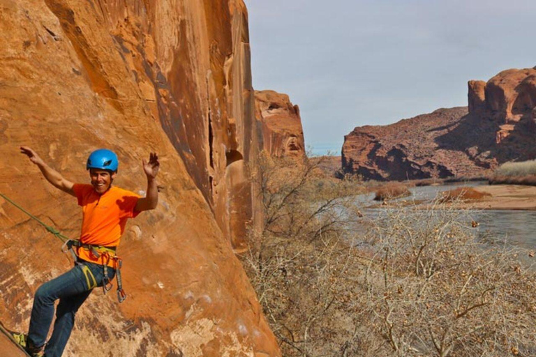 Moab: Aventura de meio dia de escalada em rochaMoab: Aventura de escalada de meio dia - Moab Cragging