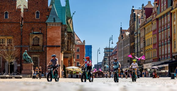 Breslau für einen guten Start: Geführte E-Bike-Tour