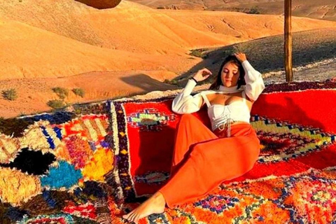 Marrakech: Agafay Desert Quad, Camel Ride & Dinner Fire Show