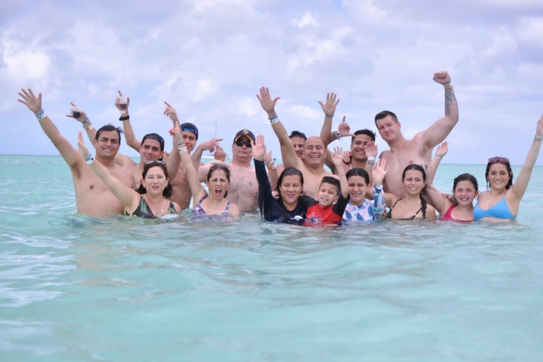 Tagestour zur Insel Saona + Mittagessen + Open Bar ab Punta CanaSaona Tour mit Abholung von Hotels & Airbnb's in Cap Cana
