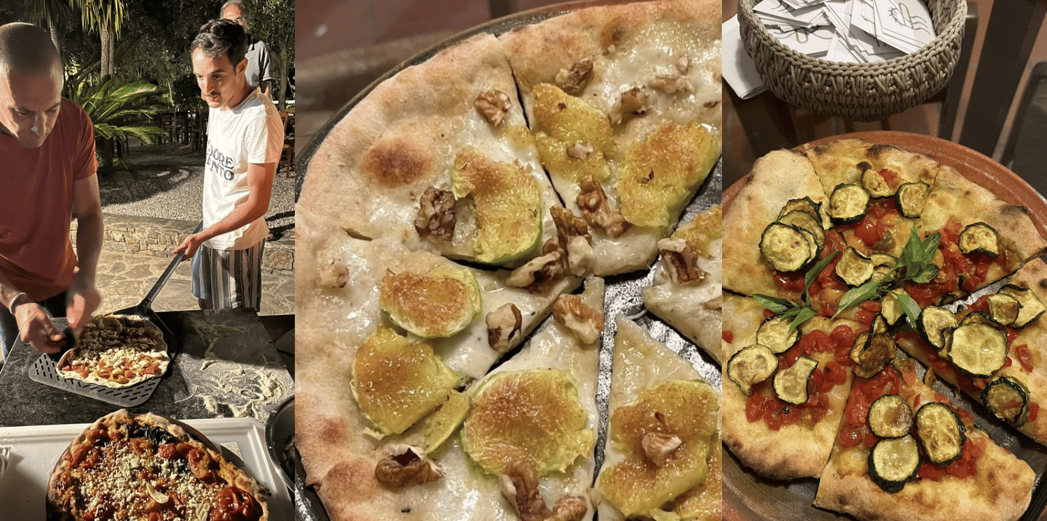 Cilento: Pizzakurs mit Wein