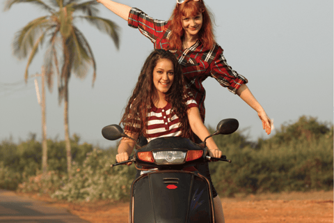 Ochtend strandhoppen in Goa op de fiets met ontbijt