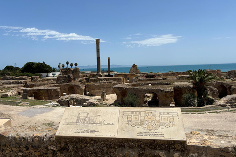 Journée privée médina de Tunis Carthage Sidi Bousaid avec déjeuner