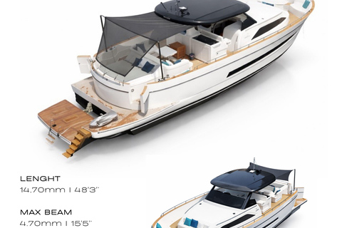 From Naples: Amalfi Coast Private Boat Exclusive Tour Jeanneau DB 43 "La Dolce Vita"