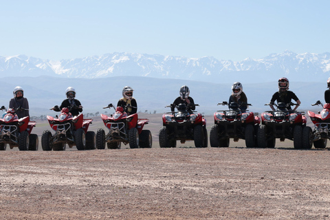 From Marrakech: Guided Quad Biking Tour in Agafay Desert