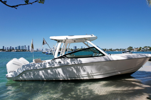 #1 Private Boat Tour and 1 Hour Free Jet Ski Rental in Miami