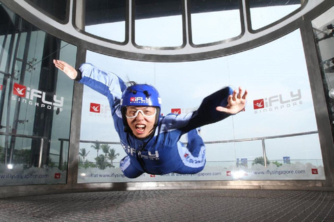 Singapore: I-Fly Indoor E-Ticket for 2 Skydives Normal Timing (Tourist Resident)