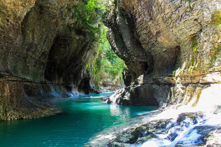 From Batumi: Martvili Canyon, Prometheus Cave, & Okatse Tour