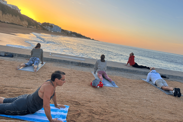 Albufeira: Sunrise Beach Yoga with an Instructor