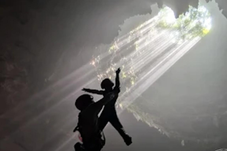 Sunrise at Nglanggeran Volcano, Jomblang Cave & Timang Tour