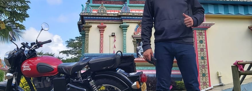Île Maurice : Excursion d'une journée à moto sur route