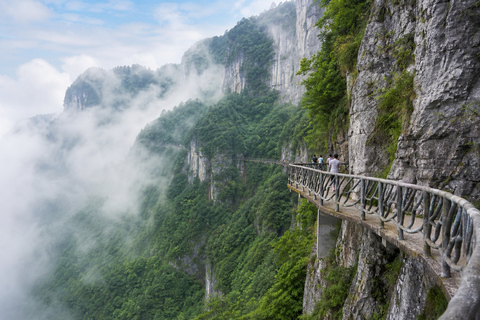 Tianmen Mountain: E-Ticket & Multilingual Guide Options Route A: City Cableway Up & Express Cableway Down