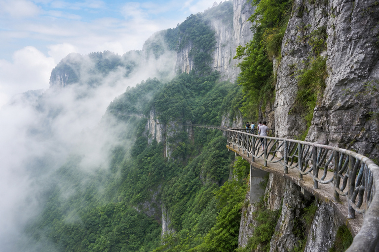 Tianmen Mountain: E-Ticket & Multilingual Guide Options Route A: City Cableway Up & Express Cableway Down