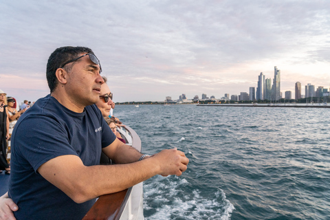 Chicago : 1,5 heure de croisière panoramique sur le lac au coucher du soleil