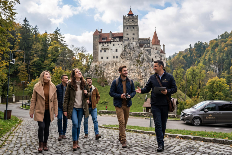 Bucharest: Dracula's Castle, Peles Castle & Brasov Day Trip Audio guide in 24 languages
