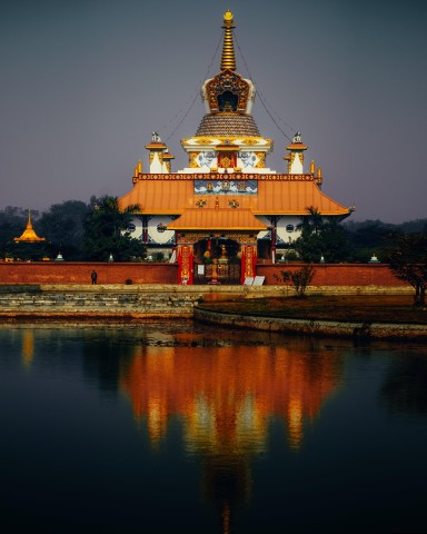 Visit From Lumbini Entire Lumbini Day Tour with Guide by Car in Lumbini