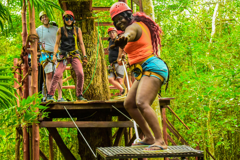 Cancún: Off-Road-Abenteuer mit Buggy, Ziplines und CenoteOff-Road-Abenteuer mit Buggyfahrt & Cenoten