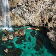 Nerja: Free Kayak Route (No Guide). 2.5-hour tour. Nerja-Maro Waterfall.