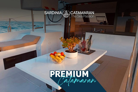 From Palau: Maddalena Archipelago Catamaran Tour with Lunch