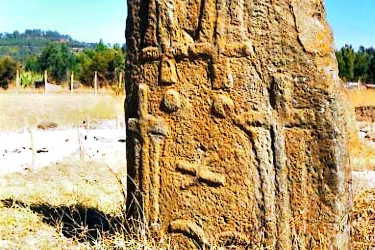 Excursión de un día Adadi Maryam, Tiya steal y Melka Kunture