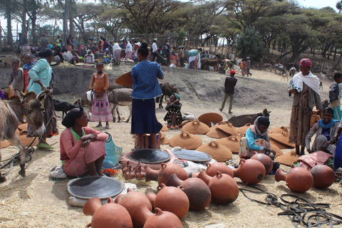 From Addis Ababa: Adadi Mariam Church & Market Day Tour