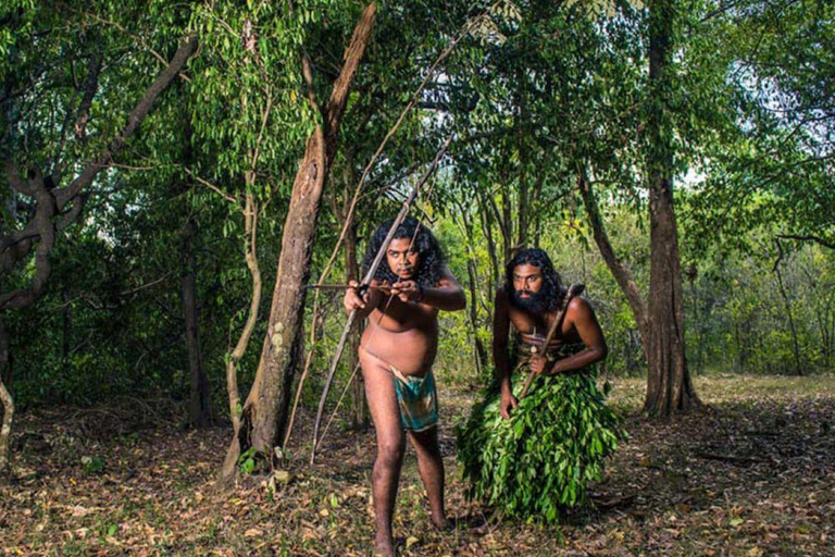 Dambulla: Waterfalls and Vedda Village with Kandy Drop-Off