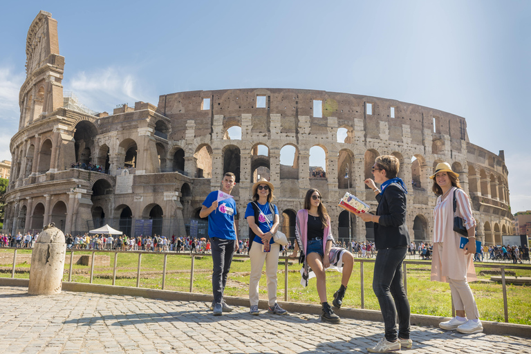 Roma: Tour guidato del Colosseo, dell&#039;Arena, dei Fori e del PalatinoTour di gruppo in francese