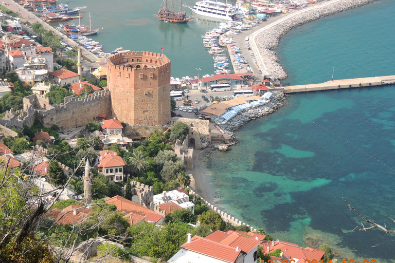 Side: Alanya City Tour with Boat, Cable Car and Lunch at the Castle Side & Alanya: Cable car ticket, Boat Ride, Lunch & Bazaar tour