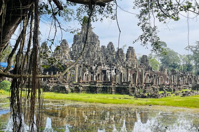 1-dagars liten rundtur: Angkor Wat, Bayon, Ta ProhmEndagsrundtur med engelsktalande chaufför