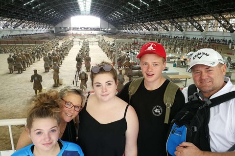 Xi'an: Terracotta Army Small Group Tour (8 or 15 Guests) 15-Guest Group B: Fixed-Point Pickup+Tickets+Guide