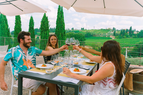 Florence: Tuscany Winery-Hopping Tour with Vineyard Lunch Semi-Private Tuscany Winery-Hopping Tour with Vineyard Lunch