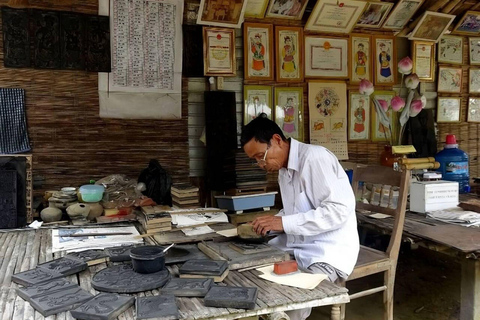 Hue: Craft Villages by Motorbike with Lady Rider Craft Villages Motorbike Tour (No Lunch)