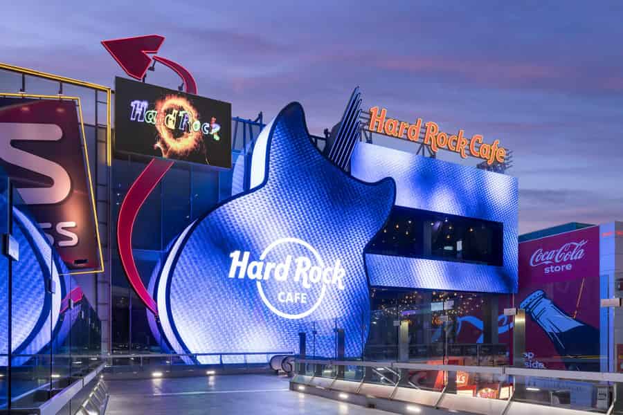 Mahlzeit im Hard Rock Las Vegas auf dem Las Vegas Strip. Foto: GetYourGuide