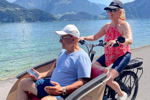 Interlaken: Prywatna wycieczka rowerowa Hidden Gems z piknikiemInterlaken: Ukryte klejnoty - prywatna wycieczka na rowerze elektrycznym