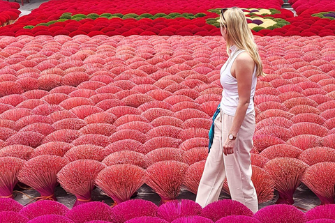 Hanoi: Incense Village, Conical Hat, Lacquer Art-SMALL GROUP PRIVATE Half Day- Incense Village- Hat Village- Train Street