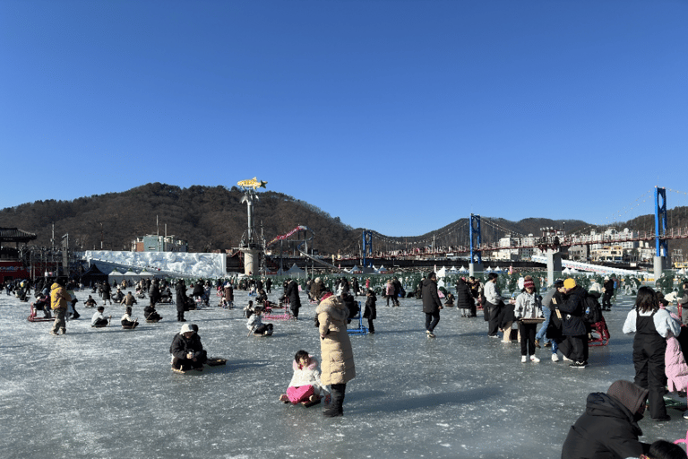 Hwacheon Sancheoneo Ice Festival Day Tour Depart from Hongdae Station Exit 8