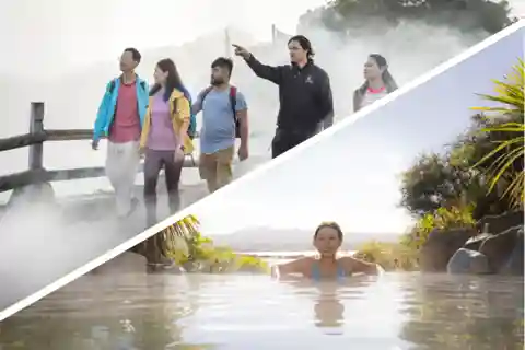 Auckland: Excursão de um dia a Rotorua com Te Puia & Polynesian Spa