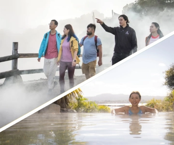 Auckland : Excursion d'une journée à Rotorua avec Te Puia & Polynesian Spa