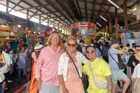 Bangkok: Iconic Floating Markets and Train Market Tour