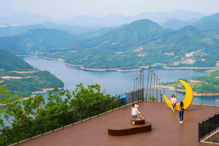 From Seoul: Scenic Lake Day Trip with Cable Car or Cruise Spring : Cable Car + Cherry Blossom Route