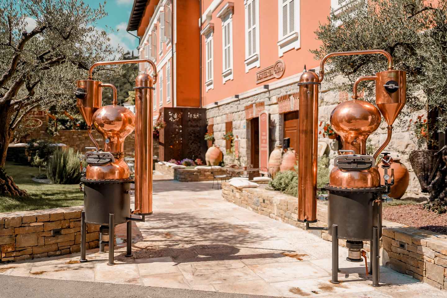 Pinguente: tour della distilleria a conduzione familiare Aura con degustazione e stuzzichini